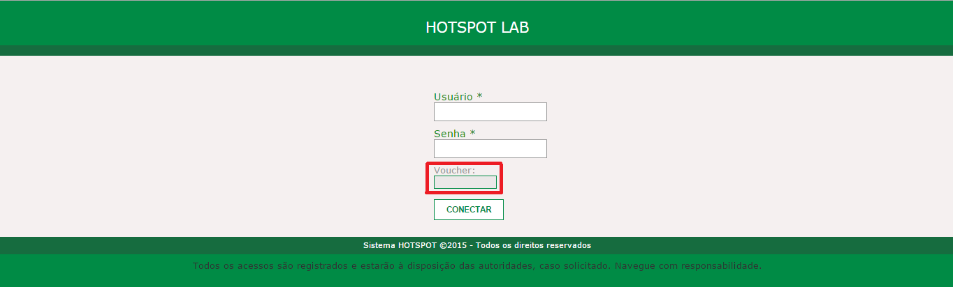 Figura 9: Download dos vouchers Até essa etapa, o sistema de voucher encontra-se operacional e pronto para ser utilizado.