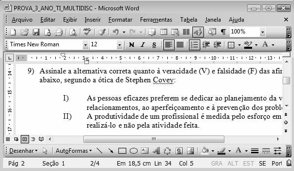 NOÇÕES DE INFORMÁTICA 36) Quando se visita um site da Web seguro, cujo endereço comece com, ele envia automaticamente para o computador do usuário um certificado de segurança.