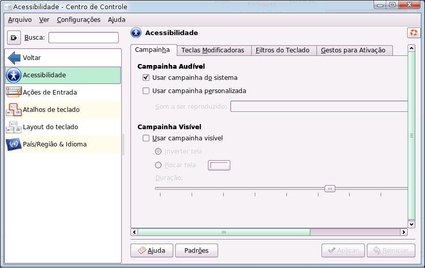 1. A barra de título da parte superior, que mostra o nome da janela. 2. Os três botões do canto superior direito permitem que você feche, minimize e amplie ou diminua o tamanho da janela.