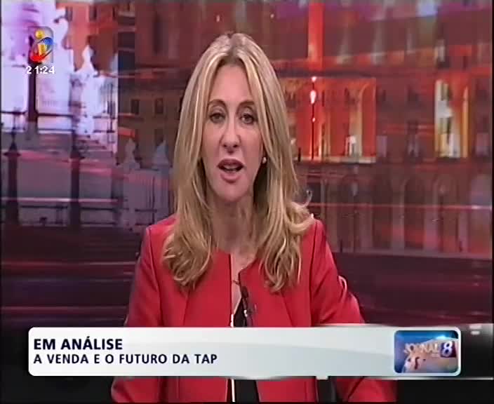 A4 TVI - Jornal das 8 Duração: 00:05:04 OCS: TVI - Jornal das 8 ID: 61849977 13-11-2015 09:23 Debate sobre a situação na TAP http://www.pt.cision.com/s/?