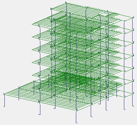 80 Lajes de nervuradas unidirecionais pré-fabricadas A discretização dos panos de lajes nervuradas unidirecionais pré-fabricadas realiza-se em elementos tipo barra, como na Figura 2.