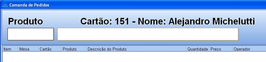 16 VisualGourmet - Manual Operacional Será solicitado os seguintes campos: Operador Senha Cartão Produto Observação de produção (caso houver) Quantidade Quando é lançada