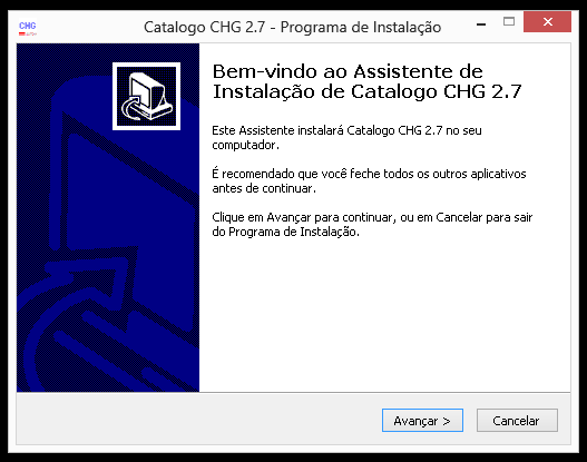 Depois de efetuado o download do instalador do catálogo, é só procurar o arquivo Instalar no diretório onde foi salvo e dar um duplo clique no ícone.