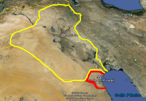 * Guerra do Golfo, anos 90 Iniciada quando o Iraque invadiu o Kuwait querendo se aproveitar de suas reservas petrolíferas.