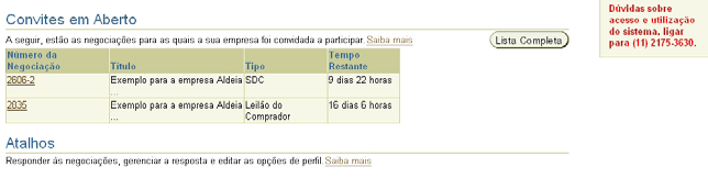 6 Responder a um Leilão Confirmar participação Acessar o Leilão Você vai receber um email convidando-o a participar de um Leilão. Clique no link do e-mail para acessar o Sistema de Compras TV Globo.