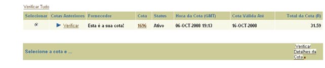 7 Cotação (Cota) Premiada Após a decisão do comprador, as empresas participantes, ganhadoras ou não, receberão uma nova notificação do resultado da negociação via e-mail.