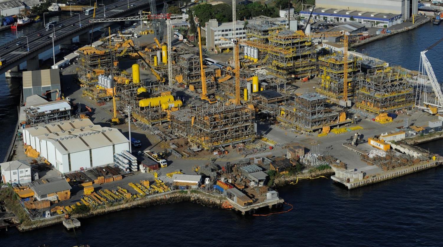 Estaleiro Brasa - RJ Estaleiro Brasa - RJ 3 Construções de Módulos e Integração (Cidade de Ilhabela, Cidade de Maricá e Cidade de Saquarema) FPSO Cidade de Maricá: módulos e integração (CL=65%) FPSO