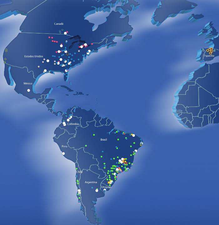 Localização Capacidade Total (Inclui Participações Societárias) 19,6 milhões de toneladas de aço bruto 17,5 milhões de toneladas de laminados 38 15 70 6 74 24 3 2