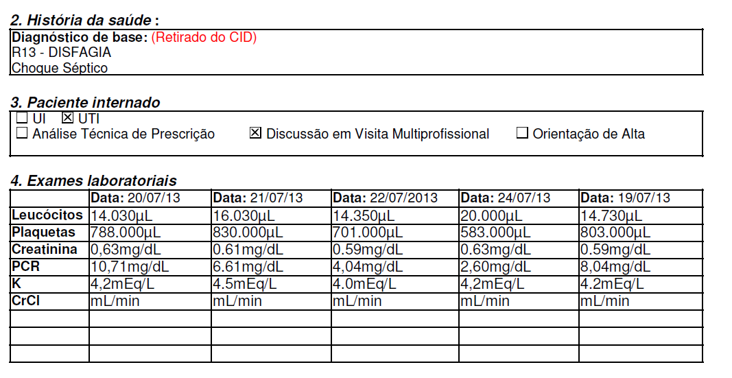 Criação de documento