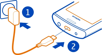 Introdução 13 Sugestão: Também pode utilizar um carregador USB compatível para carregar a bateria. Carregar a bateria através de USB A bateria está com pouca carga, mas não tem um carregador consigo?