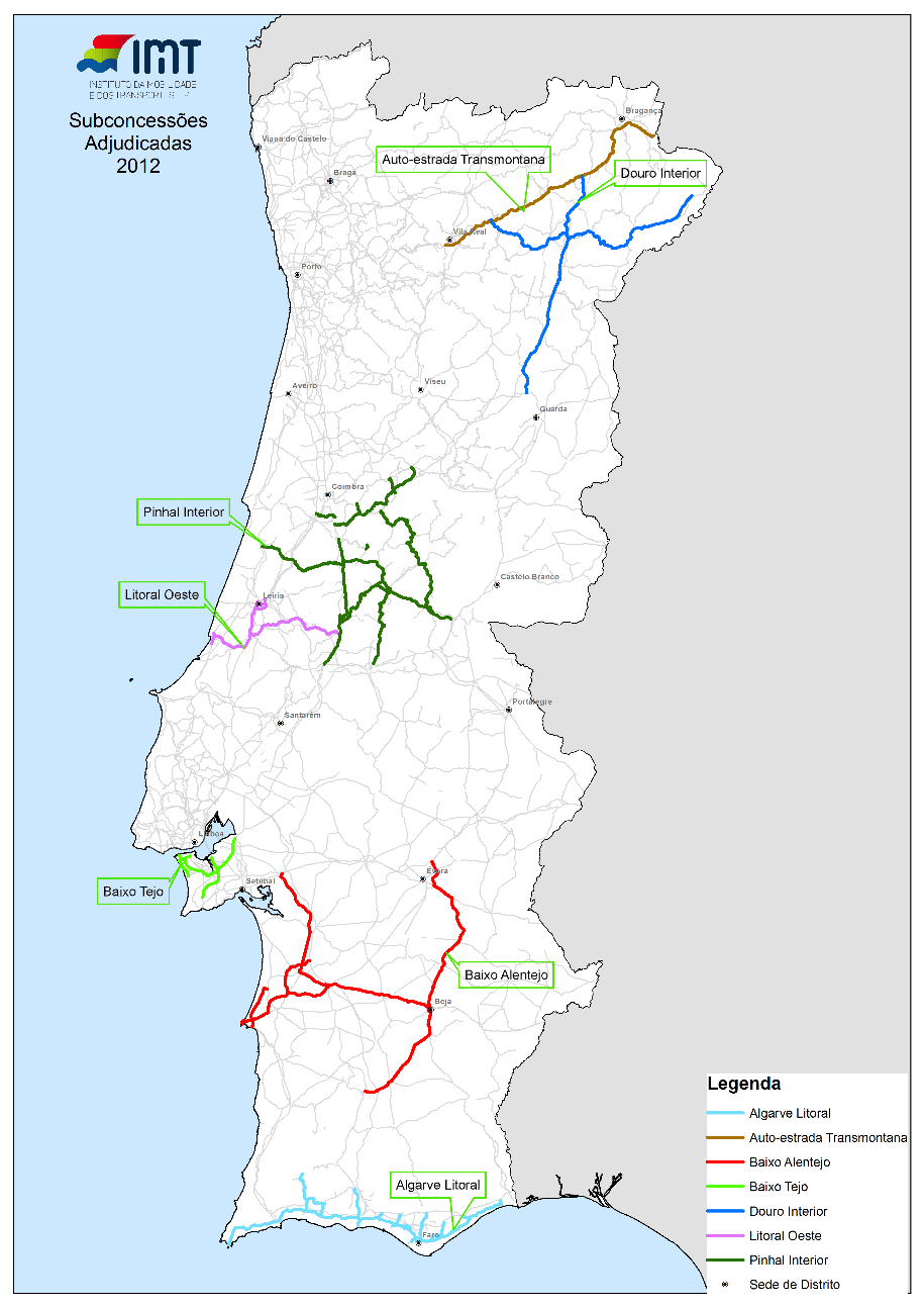 Figura 7 - Subconcessões Relatório de