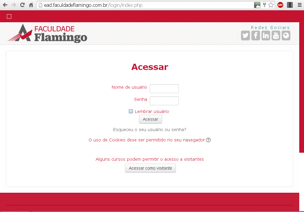 Na Plataforma AVA você tem acesso ao material de estudos de algumas das disciplinas do curso presencial e a diversos recursos do Ambiente Virtual de Aprendizagem.