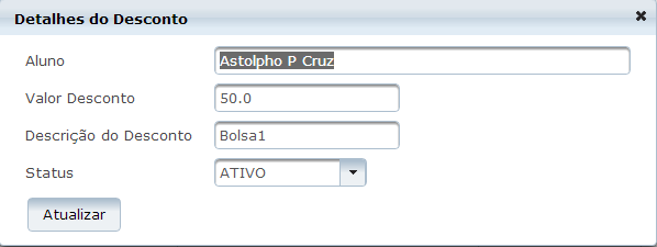 143 Tela 100 - Tela Financeiro Desconto