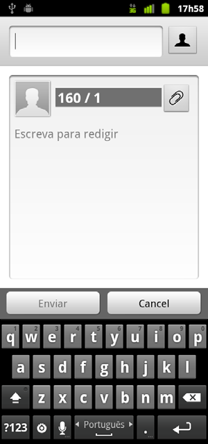 Capítulo 6: Mensagens Este capítulo mostra como configurar e utilizar as funções Mensagens do telefone, Mensagens sociais e Eventos sociais do seu smartphone.