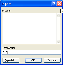 NAVEGANDO PELA PLANILHA USANDO O TECLADO A tabela abaixo mostra um resumo das teclas que movimentam a célula ativa.