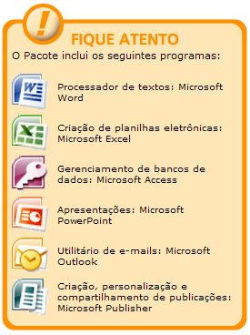 Instalar o Pacote Office significa ampliar as funcionalidades do computador, deixando-o com mais recursos para atender as suas necessidades.