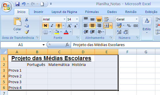 Aula 4: Funções no Microsoft Excel Execute os procedimentos Como Ligar o Computador, Passo-a-passo para Login no Windows e Procedimento para abrir o Excel aprendidos na Aula 1.