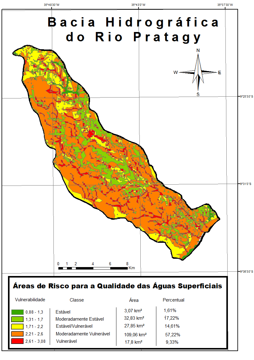 Figura 5 - Mapa das áreas de risco