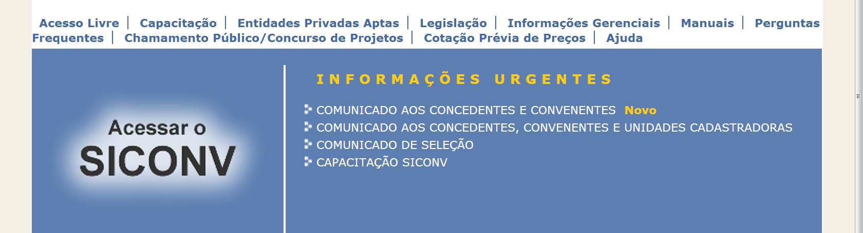 () Orientações/Passo a Passo Convenente, () Incluir Usuário, Definir Perfil, Elaborar e Enviar Proposta para Análise do Concedente - Abril/0 que se encontra disponível no Portal dos Convênios.