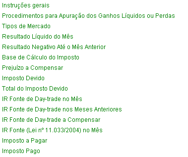 RENA VARIÁVEL OPERAÇÕES COMUNS / AY-TRAE