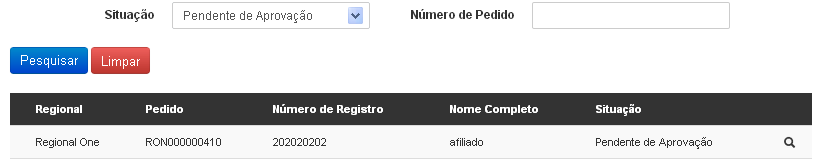 Pedidos Reimprimir boleto O botão Gerar boleto, será exibido somente se a entidade oferecer esta opção no momento do pedido, se exibido o pagamento do boleto é obrigatório, clique sobre o botão e um