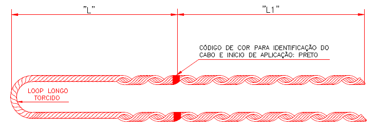 Aplicação: Cabo Óptico aéreo dielétrico ADSS de 18 a 36 fibras Resistência à tração e capacidade de agarramento: 200daN Identificação e Rastreabilidade: Gravação na superfície das varetas preformadas
