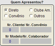 Informações cadastrais da modelo (cont.) Correspondência Caso as correspondências da modelo tenham que ser enviadas para o endereço da cliente, selecionar End. Cliente.