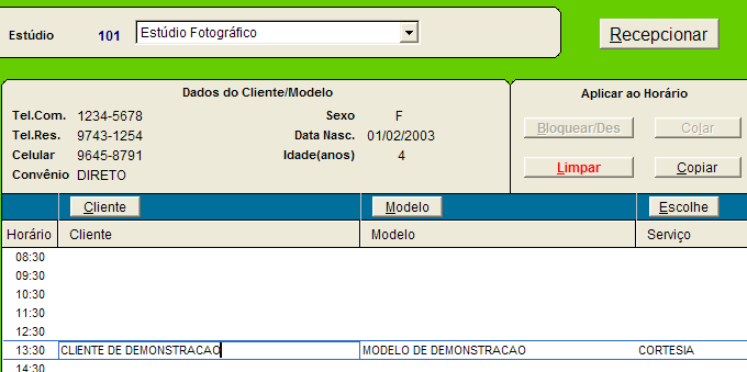 6.2. Atendimento Iniciando o atendimento Selecionar o