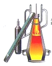 Alto Forno Matéria prima: sinter, coque, minério bitolado e fundentes Produto: ferro-gusa O Alto Forno produz o ferro gusa a partir do minério de ferro, do sínter, do coque e do carvão pulverizado -