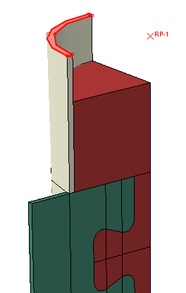 Quanto ao carregamento, este foi definido através de uma força concentrada aplicada a um ponto de referência (RP-1: 0;0;1000) conectado aos nós da superfície do topo do tubo por um constraint de