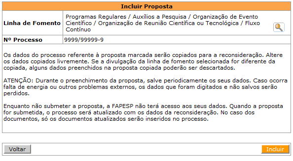 A tela a seguir mostra uma proposta (#2) denegada e a sua respectiva (mesmo número de processo) reconsideração (#1) na situação Devolvido.