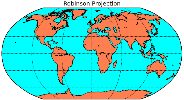 4.10 Projeções compromisso 29 4.9.4 Azimutal gnomônica Ponto de perspectiva no centro do globo. Não é conformal, nem igual-área nem equidistante. Círculos máximos são linhas retas. Figura 4.21.