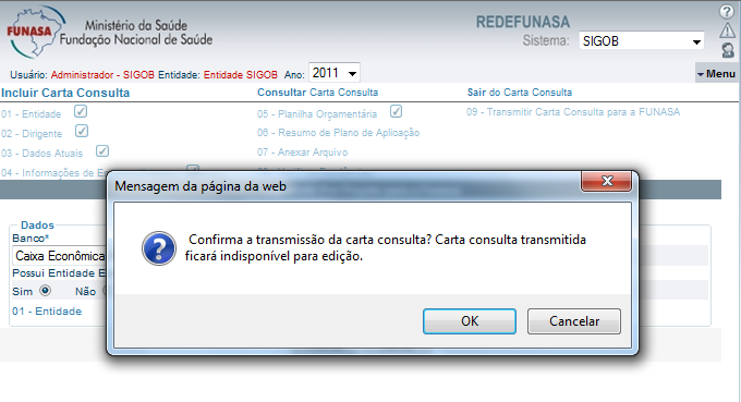 1 30/35 CELULAR: Preencha o número do telefone celular para contato. 4 Passo Clique sobre o botão Salvar para gravar as informações preenchidas.