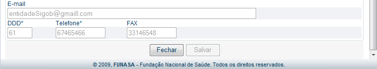 1 7/35 Após escolher a Área de Atendimento, preencha o campo da Data da elaboração da última revisão do projeto, selecione o Município/Localidade Beneficiado e clique no botão Adicionar.