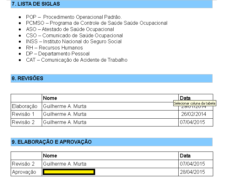 PCMSO: Comunicação