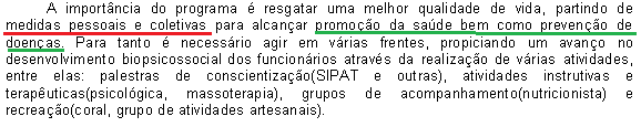 PCMSO: Qualidade de Vida no Trabalho Referencias