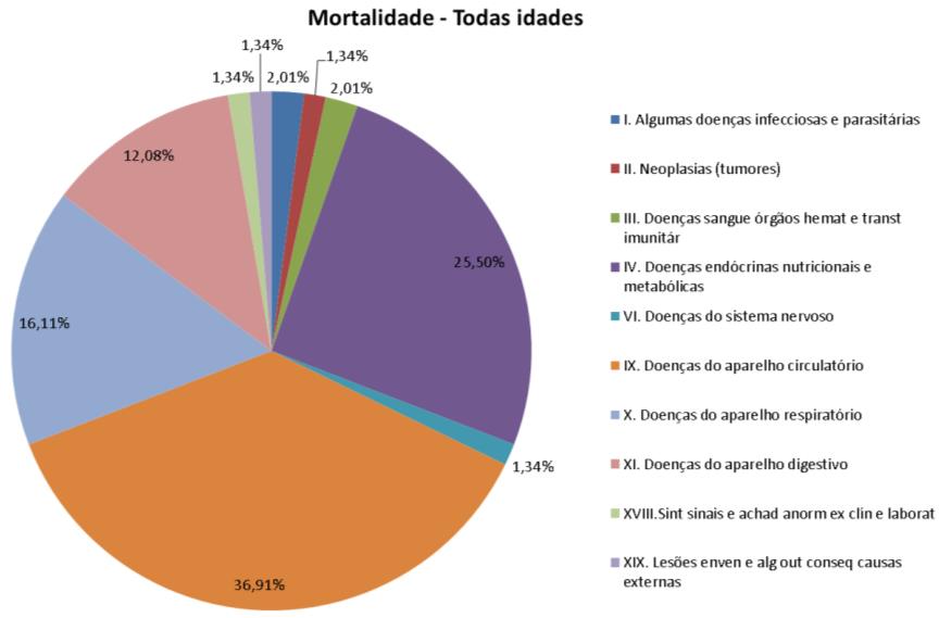 Ressalta-se que as doenças de veiculação hídrica enquadramse no grupo I do CID-10 que corresponde às doenças infecciosas e parasitárias.