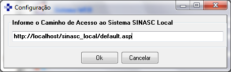 9 Figura 11 - Informe o endereço para acesso ao sistema local 3.