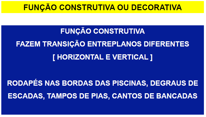 Peças Especiais (são utilizadas