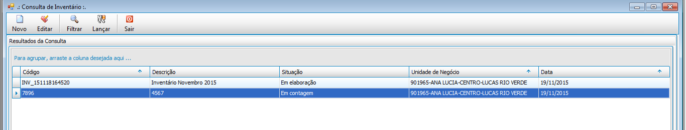 2.3 Etapa 3: Comparação Esta etapa compreende a comparação entre as contagens realizadas com o saldo atual do estoque no Practico Live.