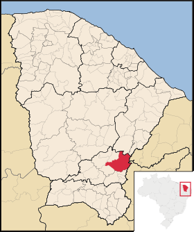65 3.2 Local da área de estudo A área de estudo está localizada no município de Icó que se situa na região sudeste do estado do Ceará, limitando-se com os municípios de Pereiro, Jaguaribe, Orós,