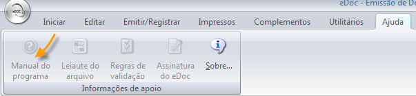 6 4. Impressos Contém as funções para visualizar, imprimir, exportar os documentos oficiais que são os registros das entradas e aquisições, das saídas e prestações e do Recibo de Entrega do