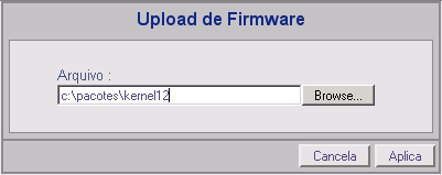 10 Manutenção Os itens a seguir são para realizar a manutenção do sistema depois de configurado. 10.1 Firmware 10.1.1 Versões Tela onde são mostradas as versões de todos os pacotes instalados no XIP-220 Plus.