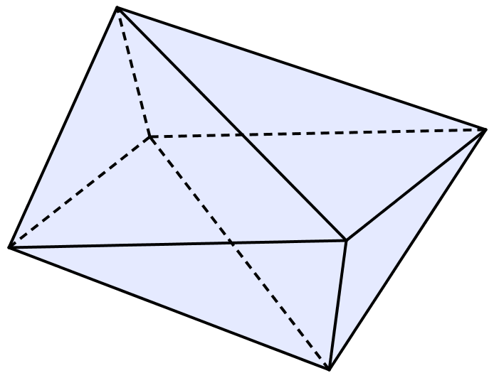 ELEMENTOS DE GEOMETRIA 147 Há portanto, cinco classes de poliedros de Platão, são elas: Primeira Classe: n = 3 e m = 3 Como 1 1 + 1 = 1 então substituindo n = 3 e m = m n A 3 temos A = 6. Como n.