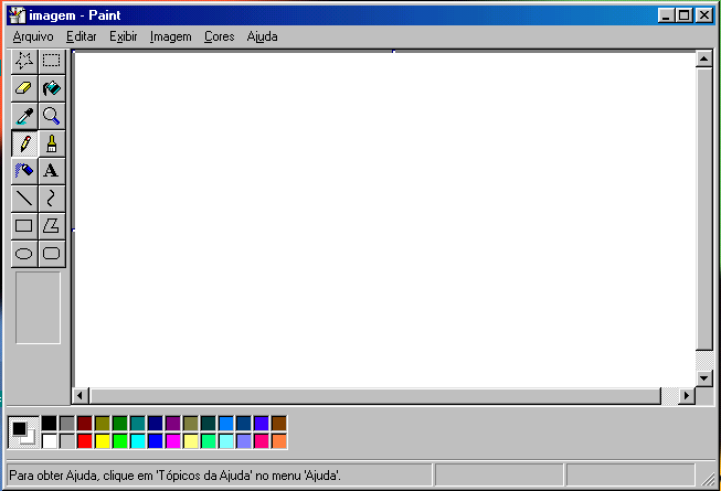 O Paint O Paint é um programa auxiliar para criação de desenhos artísticos. Muito limitado, se comparado ao CorelDraw, por exemplo, o Paint se presta muito bem para criar figuras ilustrativas.