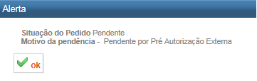 Em caso de erros na transação ou desistência deste meio de pagamento, clique no botão Cancelar e selecione outra forma de pagamento.