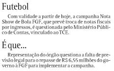 Jornal O Popular, Coluna Giro, Caio Henrique Salgado -