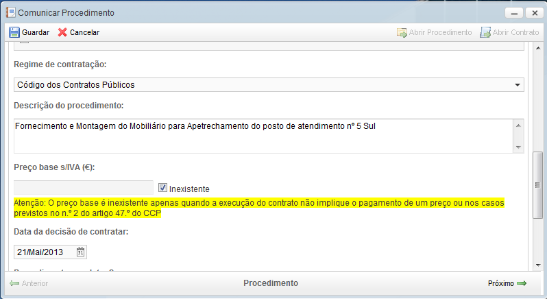 Integridade da informação Validações De carácter informativo (ex. quanto aos valores) De carácter impeditivo (ex.