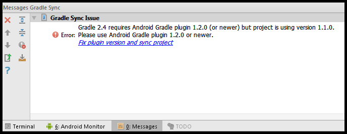 A mensagem acima indica que você instalou o seu Android SDK eu um local diferente onde o projeto do GameUtil2D foi desenvolvido, isso é absolutamente normal.