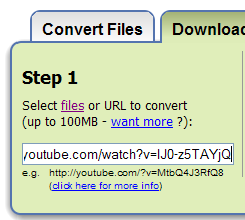 Veja que agora aparece até mesmo o protocolo http:// sugerindo que você termine de digitar a URL do arquivo.